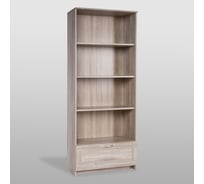 Стеллаж Гуд ЛАКК СИРИУС 1 ящик, 78x34x190 см, бежевый, дуб сонома 2.02.07.100.3
