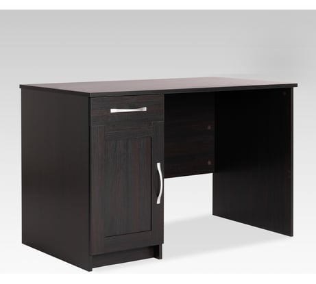Письменный стол Гуд ЛАКК КАСТОР однотумбовый, 115x65x75 см, черный, дуб венге 2.03.06.030.5