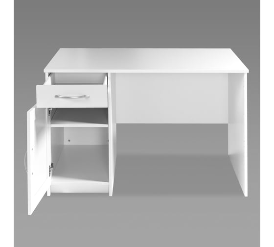 Письменный стол Шведский Стандарт КАСТОР 1 ящик, 115x65x75 см, белый 2.03.06.030.1