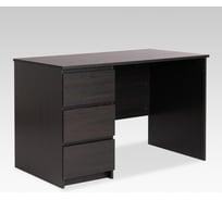 Письменный стол Гуд ЛАКК КАСТОР 3 ящика, 115x65x75 см, черный, дуб венге 2.03.06.090.5