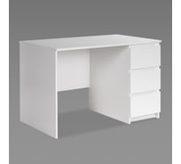 Письменный стол Гуд ЛАКК КАСТОР 3 ящика, 115x65x75 см, белый 2.03.06.090.1