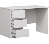Письменный стол Шведский Стандарт КАСТОР 3 ящика, 115x65x75 см, белый 2.03.06.090.1