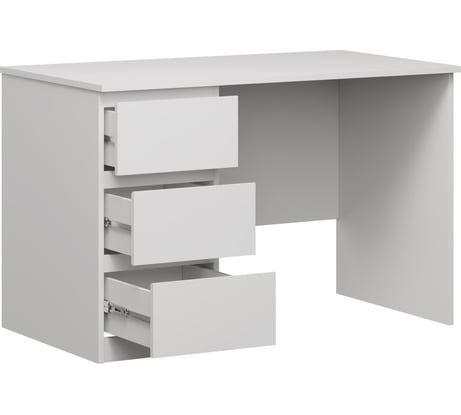 Письменный стол Шведский Стандарт КАСТОР 3 ящика, 115x65x75 см, белый 2.03.06.090.1