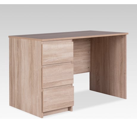 Письменный стол Гуд ЛАКК КАСТОР 3 ящика, 115x65x75 см, бежевый, дуб сонома 2.03.06.090.3
