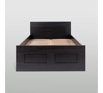 Кровать Гуд ЛАКК СИРИУС двуспальная, 205x126x82 см, черная, дуб венге 2.02.04.180.5