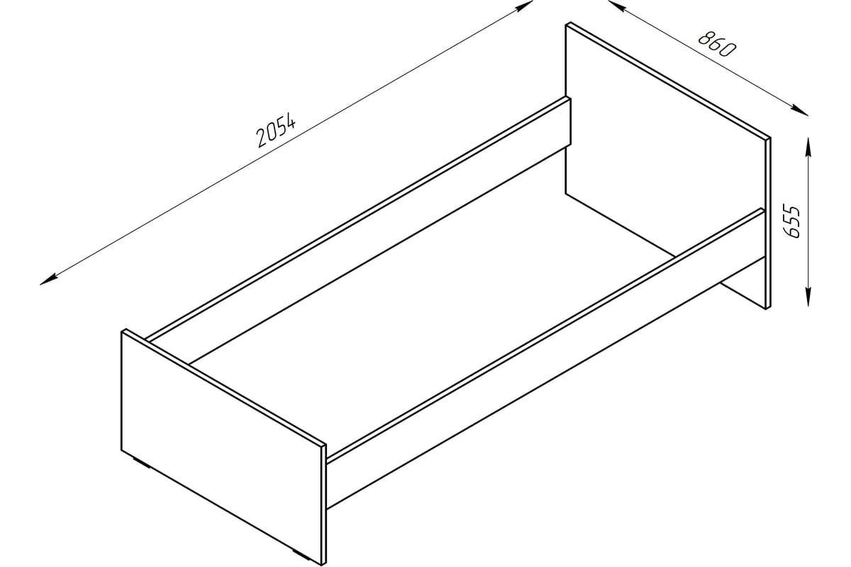 Односпальная кровать размеры стандарт ширина