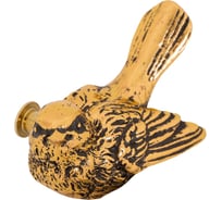 Мебельная ручка BOGACHO фурнитура Птичка Терра левая бронзового цвета 90046/бронзовый