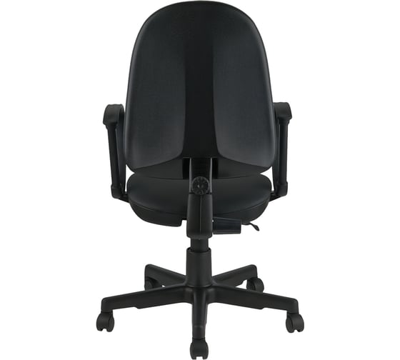 Кресло оператора Helmi hl-m30 престиж, кожзам черный 342080