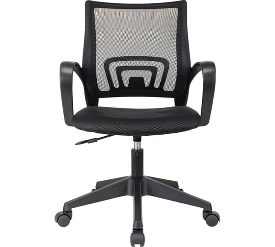 Кресло оператора Helmi hl-m95 r 695 airy, спинка сетка черная/сиденье ткань tw черная, пиастра 348711