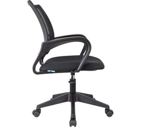 Кресло оператора Helmi hl-m95 r 695 airy, спинка сетка черная/сиденье ткань tw черная, пиастра 348711