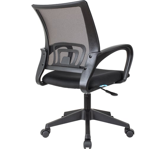 Кресло оператора Helmi hl-m95 r 695 airy, спинка сетка черная/сиденье ткань tw черная, пиастра 348711