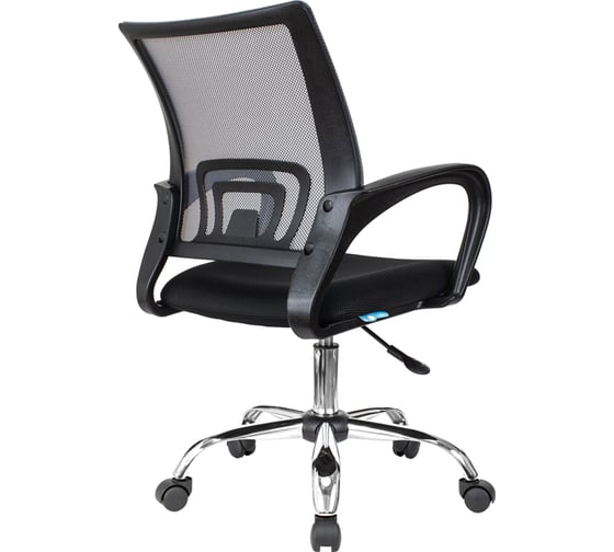 Кресло оператора Helmi hl-m95 r 695 airy, спинка сетка серая/сиденье ткань tw черная, пиастра 348713