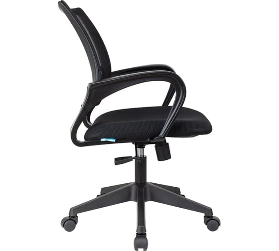 Кресло оператора Helmi hl-m95 695 airy, спинка сетка черная/сиденье ткань tw черная, механизм качания 348707
