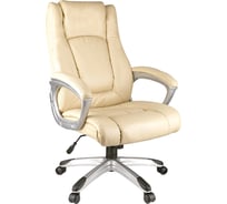Кресло руководителя Helmi hl-e09 capital, экокожа бежевая 274838