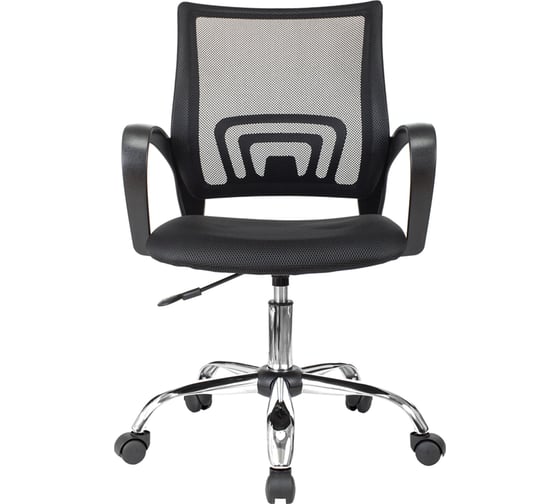 Кресло оператора Helmi hl-m95 r 695 airy, сн, спинка сетка черная/сиденье ткань tw черная, пиастра 348715