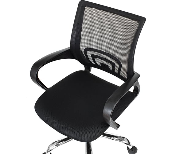 Кресло оператора Helmi hl-m95 r 695 airy, сн, спинка сетка черная/сиденье ткань tw черная, пиастра 348715