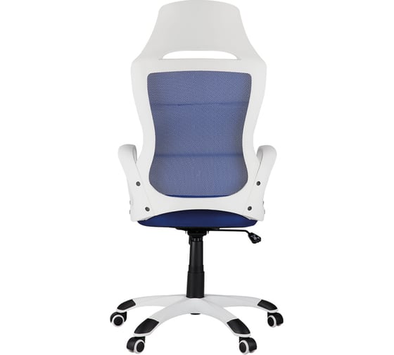 Игровое кресло Helmi hl-s05 podium, ткань/сетка синяя, пластик белый 311368