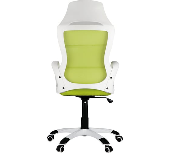 Игровое кресло Helmi hl-s05 podium, ткань/сетка салатовая, пластик белый 311369