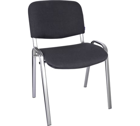 Стул Helmi hl-f01 изо, каркас хром, обивка ткань серая 330633