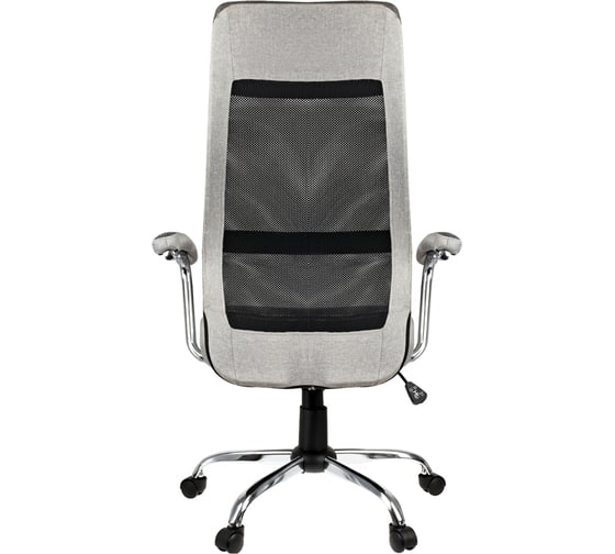 Кресло руководителя Helmi hl-e41 stylish, ткань/сетка, серая/бежевая 318582