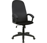 Кресло руководителя Helmi hl-e79 elegant, pl, ткань tw черная/серая 277897