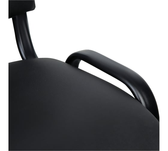 Стул Helmi hl-f01 изо, каркас черный, обивка кожзам черный 330634