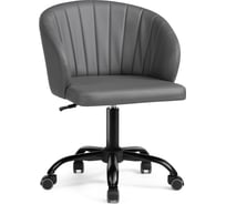 Стул Woodville Пард экокожа серый 464226