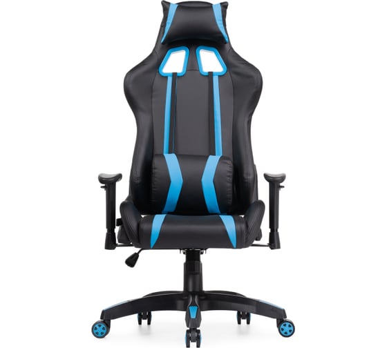 Компьютерное кресло Woodville Blok light blue / black 15137