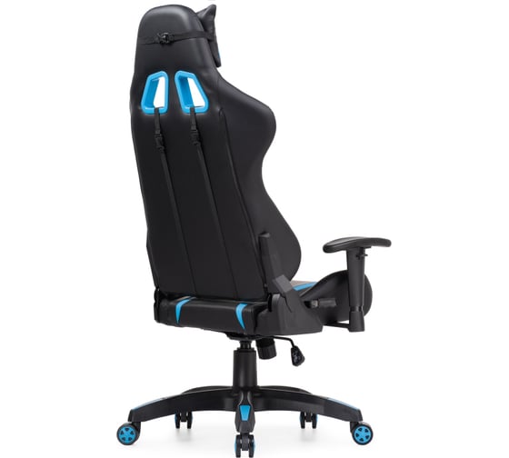 Компьютерное кресло Woodville Blok light blue / black 15137