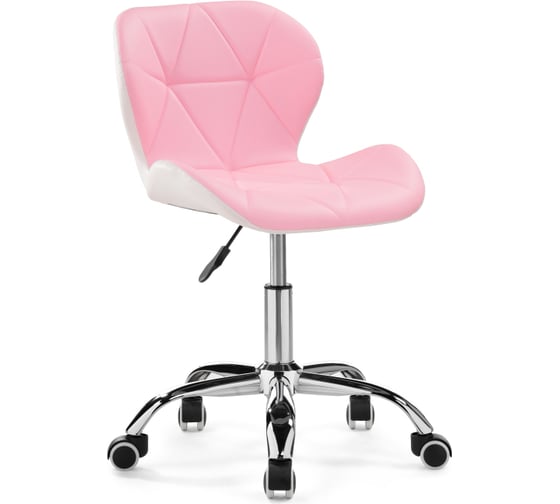 Стул Woodville Trizor whitе / pink 15337