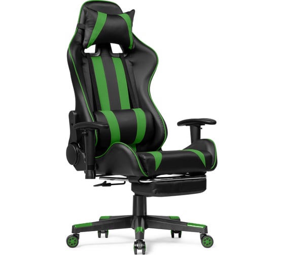 Стул Woodville Corvet black / green 15467