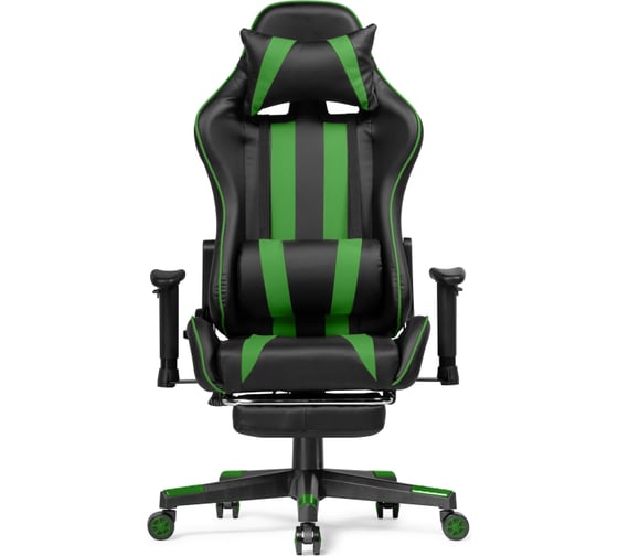 Стул Woodville Corvet black / green 15467