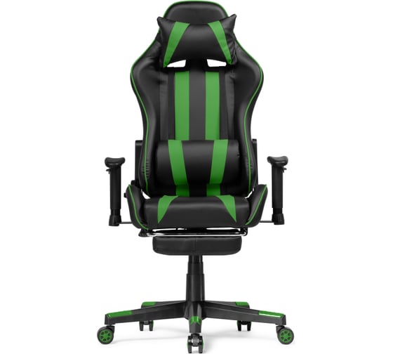 Стул Woodville Corvet black / green 15467
