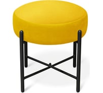 Банкетка Sheffilton SHT-B4 желтый/черный муар Б-7