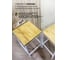 Комплект полубарных стульев Pletenev LOFT дуб, каркас белый муар KPS-101-32 4