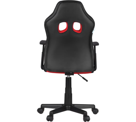 Игровое кресло Helmi hl-s12 mini, экокожа/ткань, черная/красная 323019
