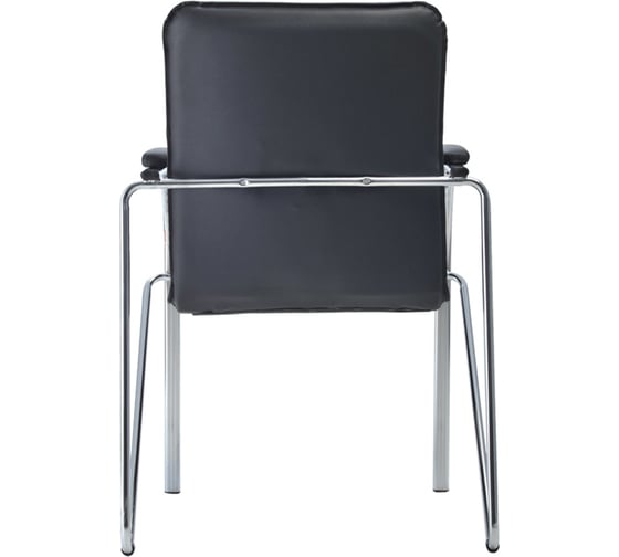 Стул Helmi hl-f04 самба м, каркас металл хром, экокожа, черный box2 344607