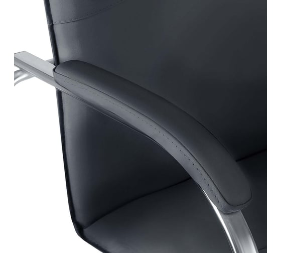 Стул Helmi hl-f04 самба м, каркас металл хром, экокожа, черный box2 344607