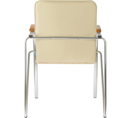 Стул Helmi hl-f03 самба, каркас металл хром, экокожа, бежевый, бук box1 344609