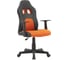 Игровое кресло Helmi hl-s12 mini, экокожа/ткань, черная/оранжевая 323020 1