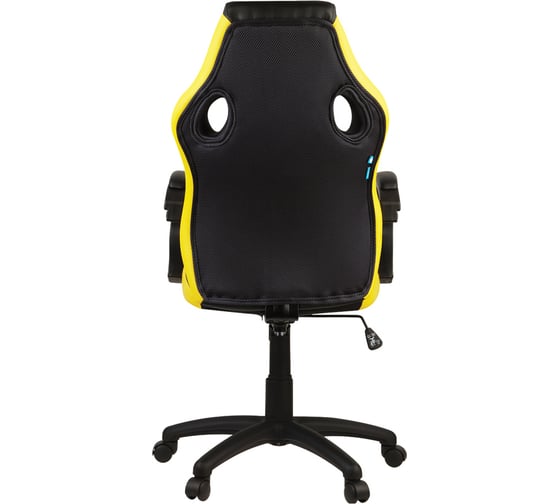 Игровое кресло Helmi hl-s07 boost, экокожа/ткань черная/желтая 319988