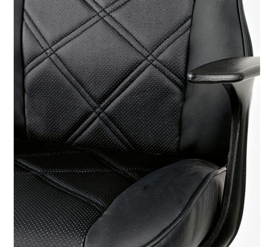 Игровое кресло Helmi hl-s04 mixed, экокожа черная 274809