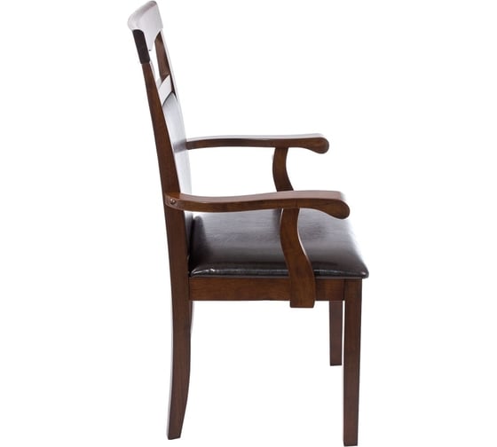 Деревянный стул Woodville Кресло Luiza dirty oak, dark brown 1996