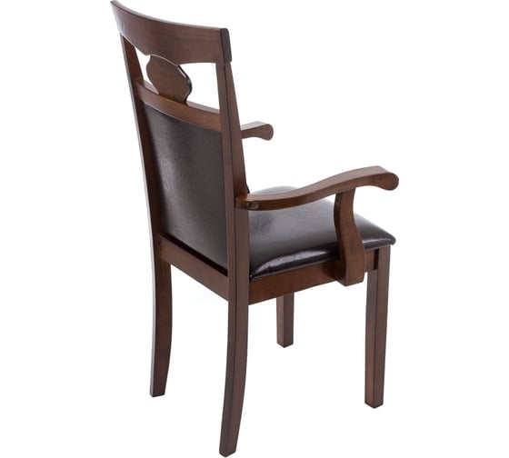 Деревянный стул Woodville Кресло Luiza dirty oak, dark brown 1996