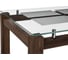 Стеклянный стол Woodville Бран кантри орех 462084 4