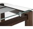 Стеклянный стол Woodville Бран кантри орех 462084 5