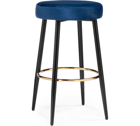 Барный стул Woodville Plato 1 dark blue 15066 1