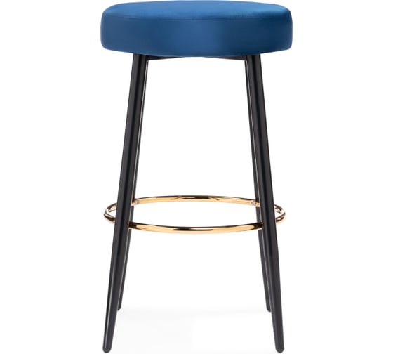 Барный стул Woodville Plato 1 dark blue 15066