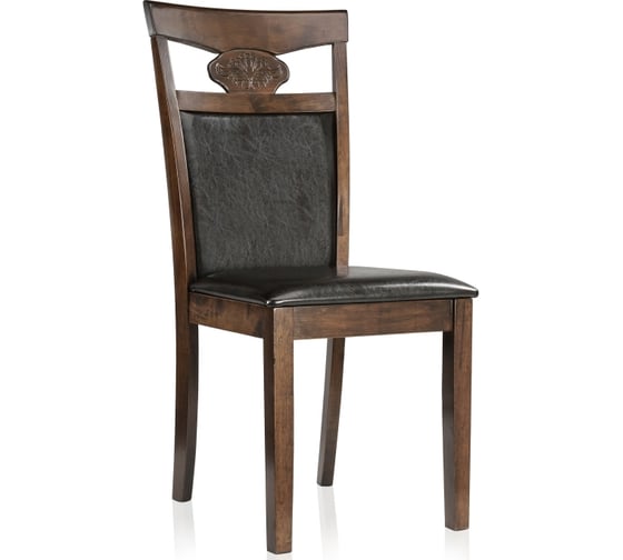 Деревянный стул Woodville Luiza dirty oak, dark brown 1995