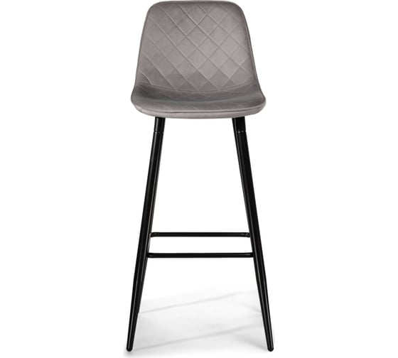 Барный стул Woodville Capri light gray, black 15129